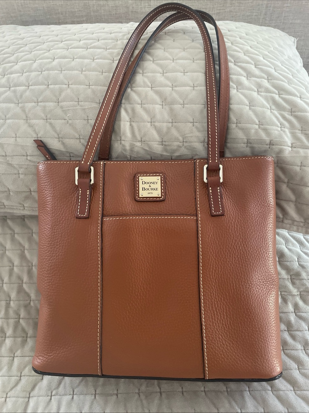 Dooney & Bourke Tan Leather Shoulder Tote